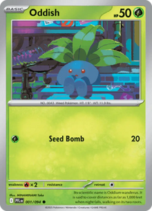 Phantasmal Flames Oddish 001/094 Englisch - Sammelkarten