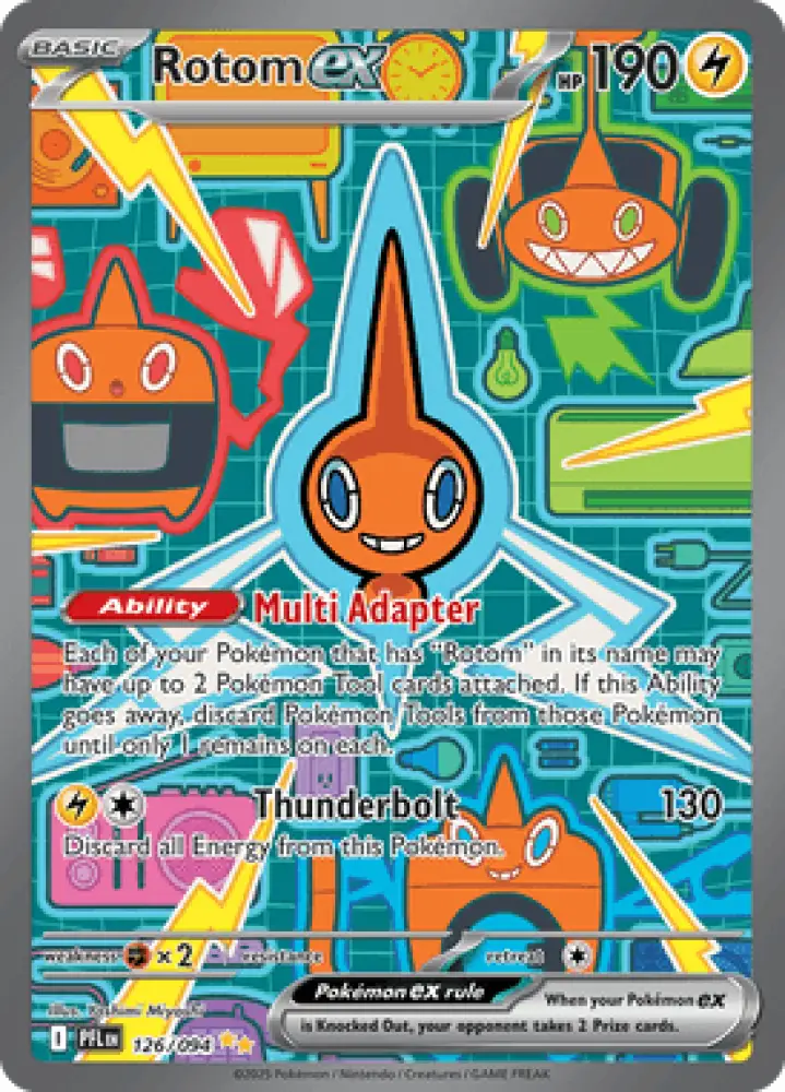 Phantasmal Flames Rotom ex 126/094 Englisch - Sammelkarten