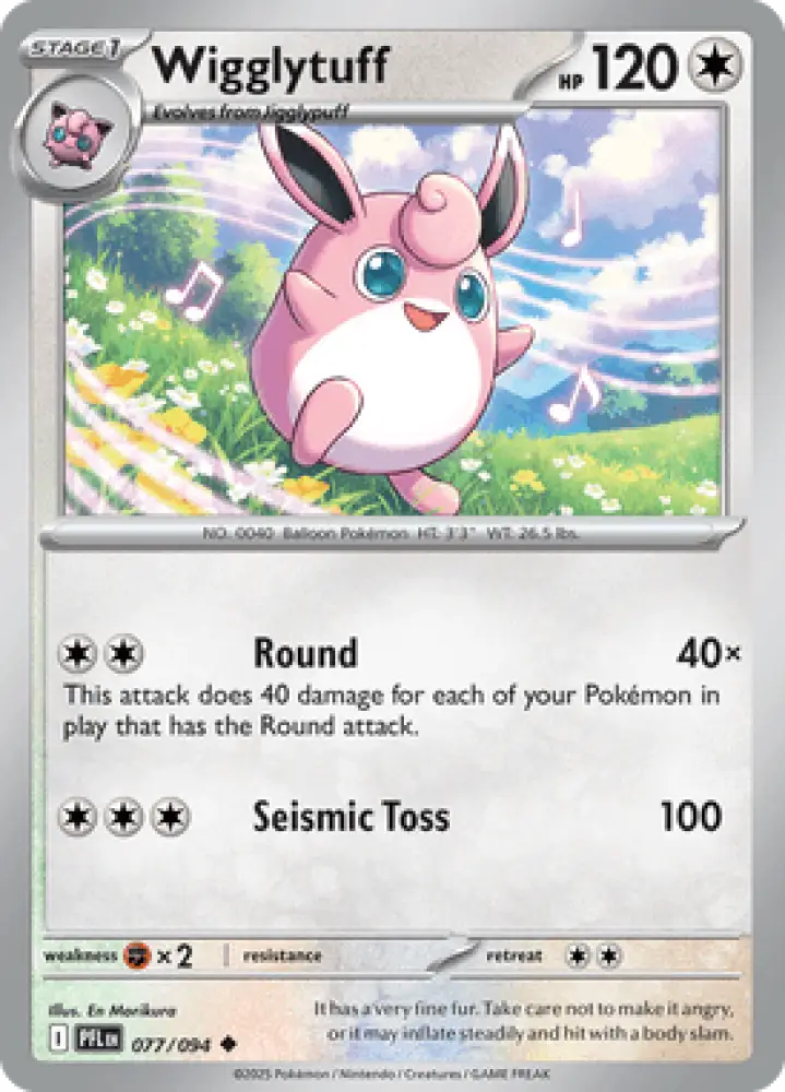 Phantasmal Flames Wigglytuff 077/094 Englisch - Sammelkarten