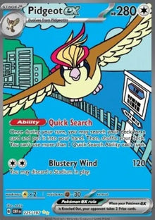 Pidgeot ex - Obsidian Flames (Special Illustration Rare) [OBF-225]