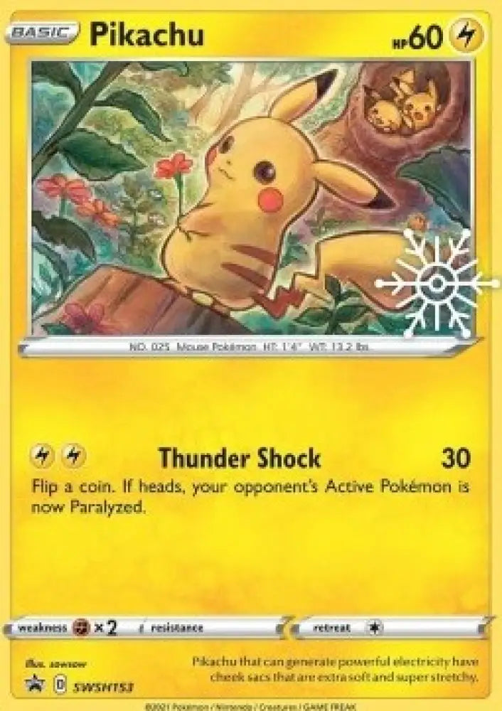 Pikachu - SWSH Black Star Promos (Promo) [SWSH-153]