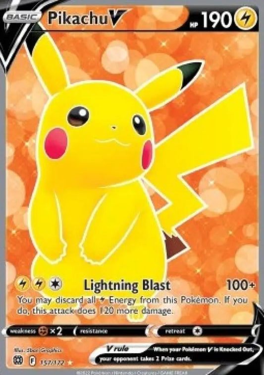 Pikachu V - Brilliant Stars (Ultra Rare) [BRS-157]