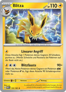 Pokemon 151 Blitza 135/165 Deutsch - Holo / Near Mint - Sammelkarten