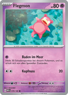 Pokemon 151 Flegmon 079/165 Deutsch - Sammelkarten