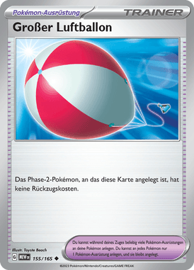 Pokemon 151 Großer Luftballon 155/165 Deutsch - Sammelkarten