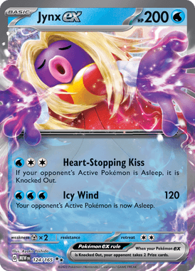 Pokémon 151 Jynx ex 124/165 Englisch - Holo / Near Mint - Sammelkarten