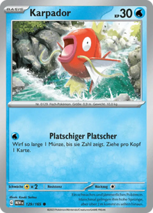 Pokemon 151 Karpador 129/165 Deutsch - Sammelkarten