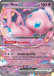 Pokemon 151 Mew-ex 151/165 Deutsch - Holo / Near Mint - Sammelkarten