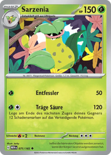 Pokemon 151 Sarzenia 071/165 Deutsch - Sammelkarten