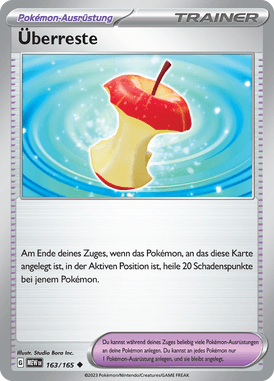 Pokemon 151 Überreste 163/165 Deutsch - Sammelkarten