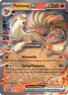 Pokemon 151 Vulnona-ex 038/165 Deutsch - Holo / Near Mint - Sammelkarten