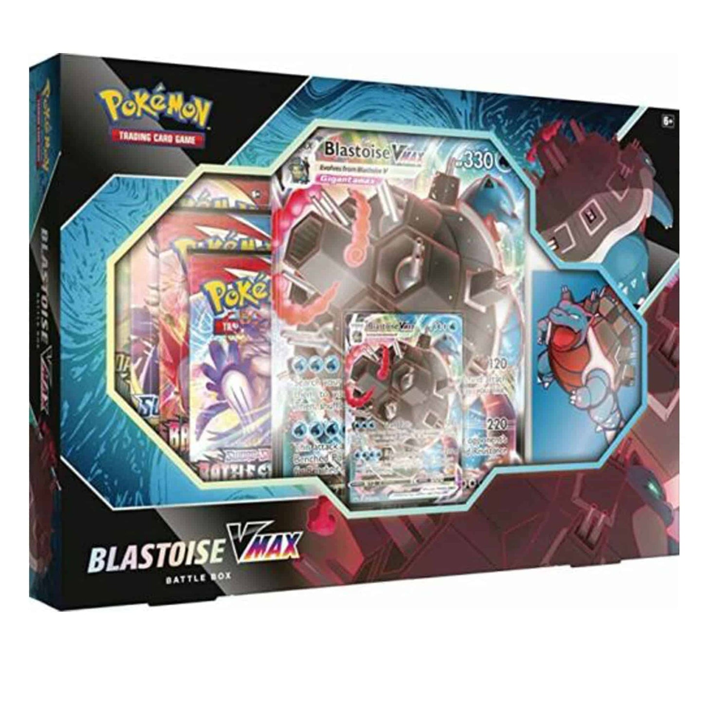 Pokemon Blastoise (Turtok) VMAX Battle Box Englisch