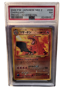 Pokemon Charizard Neo 2 Promo 2000 PSA 7 - Sammelkarten