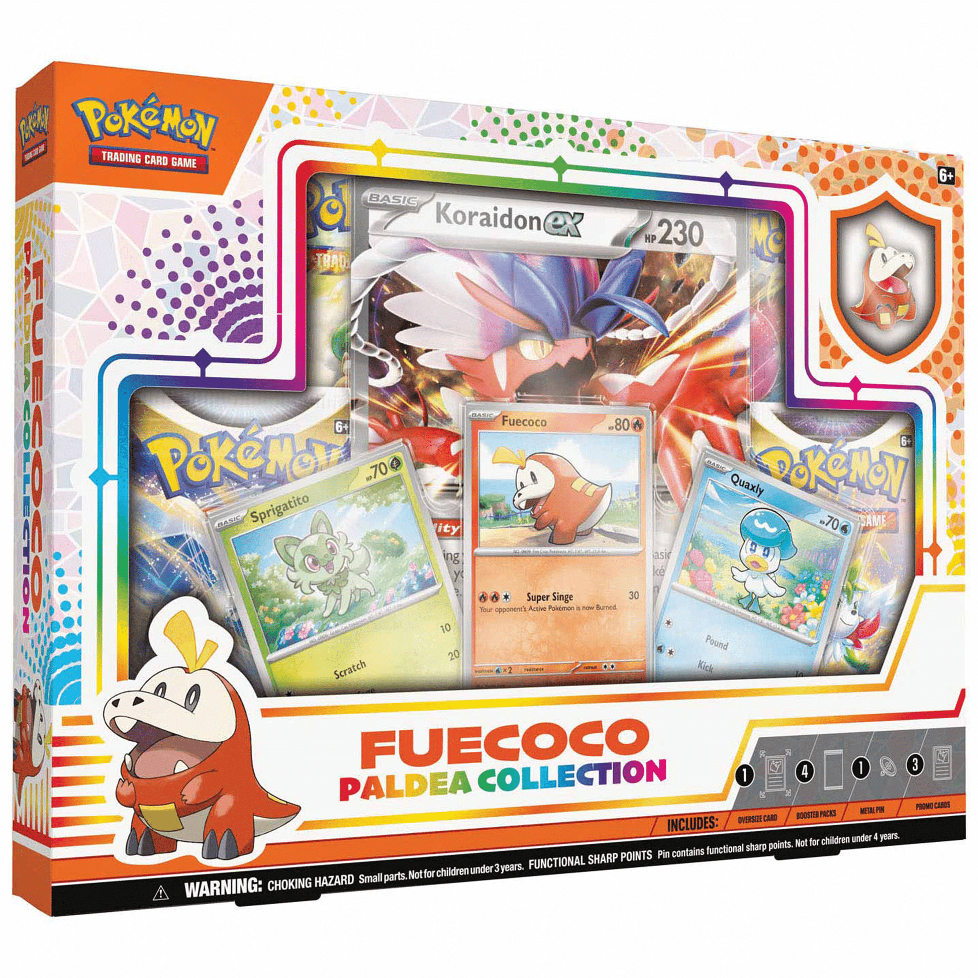 Pokemon Fuecoco Paldea Collection Englisch