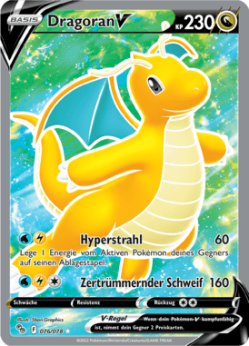 Pokémon GO Dragoran V 076/078 Deutsch - Sammelkarten