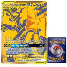 Pokemon Jumbo Karte Pikachu & Zekrom GX SM248 XXL Englisch