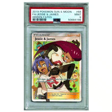 Pokemon Karte Jessie & James 68/68 Hidden Fates Englisch PSA 9 Mint - Sammelkarten