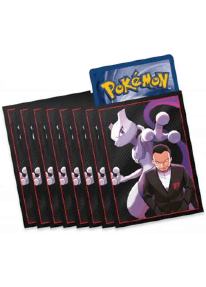 Pokémon Kartenhüllen Ewige Rivalen – Mewtu | 65 Premium Sleeves - Kartenspielzubehör