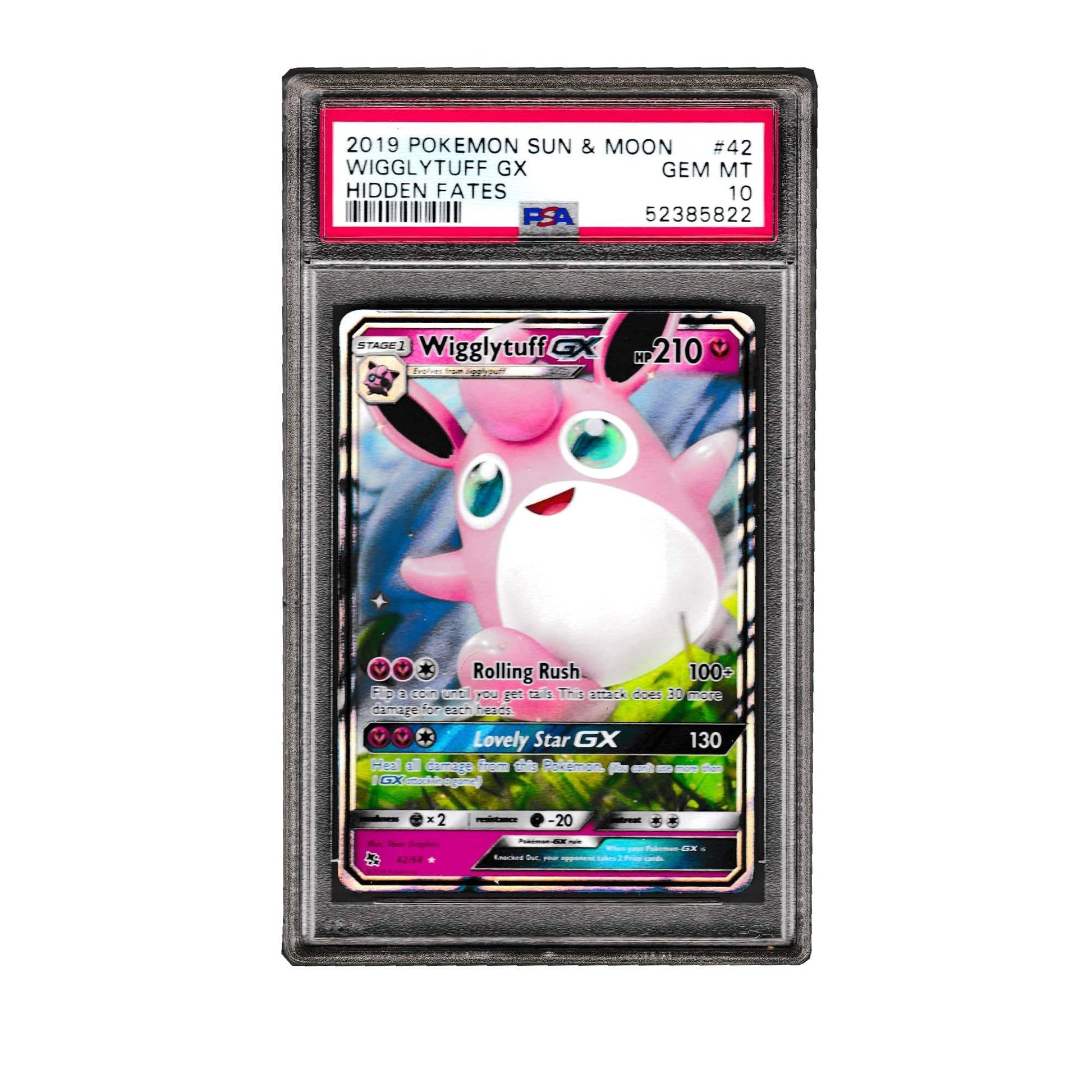 Pokemon PSA 10 Wigglytuff GX Hidden Fates EN - Sammelkarten