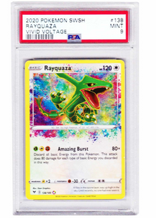 Pokemon PSA 9 Rayquaza #138 Vivid Voltage 2020 Pokemon SWSH - Sammelkarten