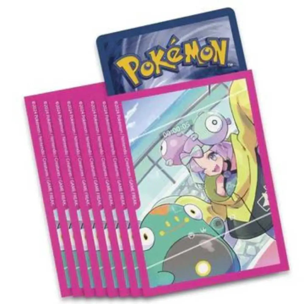 Pokémon TCG: Premium Tournament Kartenhüllen - Iono 65er Pack - Kartenspielzubehör
