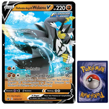 Pokemon XXL-Karte Fließender-Angriff-Wulaosu-V SWSH107 Deutsch