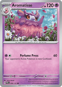 Prismatic Evolutions Aromatisse 039/131 Englisch - Pokeball R-Holo / Near Mint - Sammelkarten
