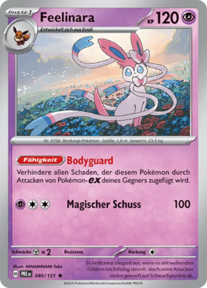 Prismatische Entwicklungen Feelinara 040/131 Deutsch - Holo / Near Mint - Sammelkarten