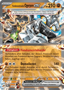 Prismatische Entwicklungen Fundamentmaske-Ogerpon-ex 058/131 Deutsch - Holo / Near Mint - Sammelkarten