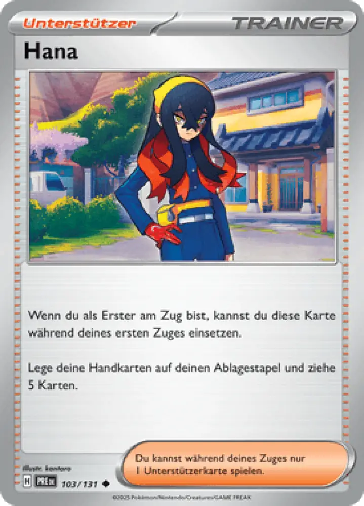 Prismatische Entwicklungen Hana 103/131 Deutsch - Pokeball R-Holo / Near Mint - Sammelkarten