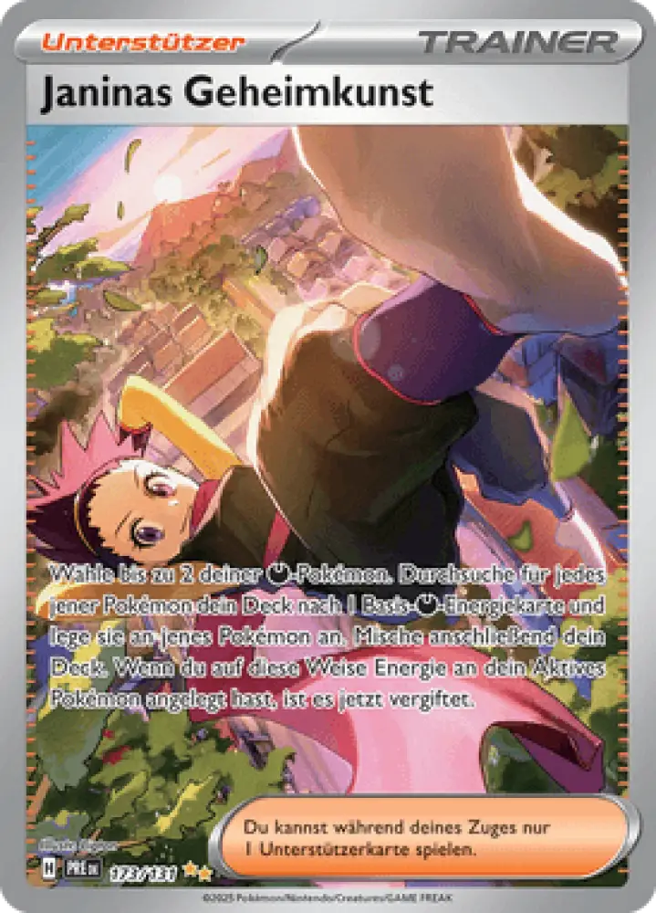 Prismatische Entwicklungen Janinas Geheimkunst 173/131 Deutsch - Sammelkarten