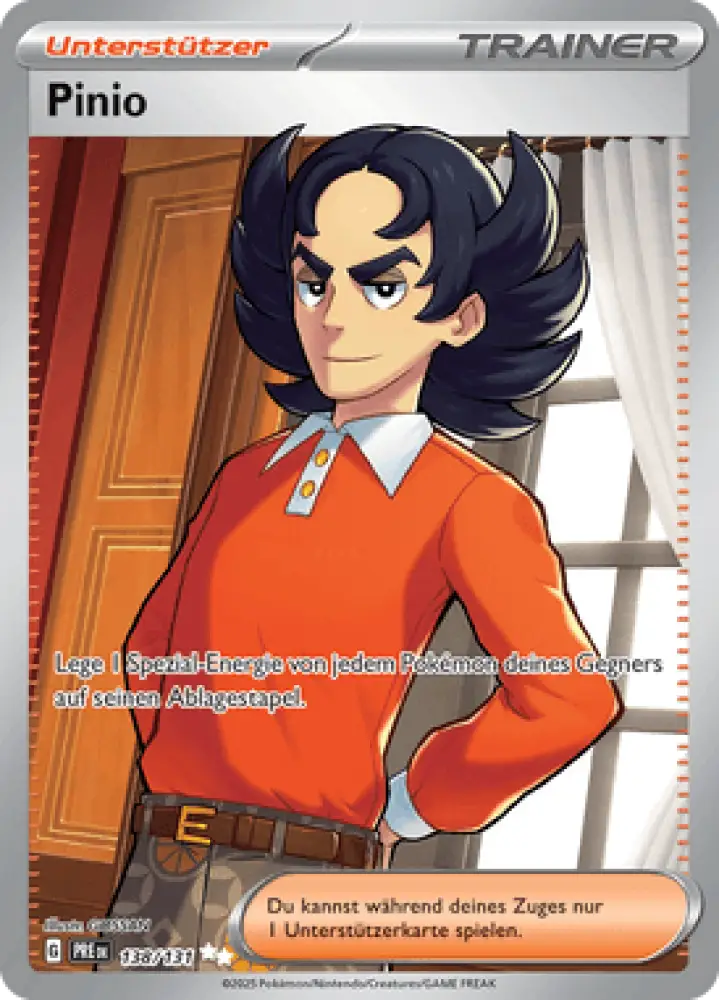 Prismatische Entwicklungen Pinio 138/131 Deutsch - Holo / Near Mint - Sammelkarten