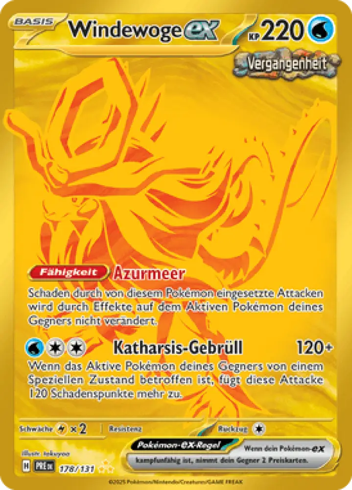 Prismatische Entwicklungen Windewoge-ex 178/131 Deutsch - Holo / Near Mint - Sammelkarten