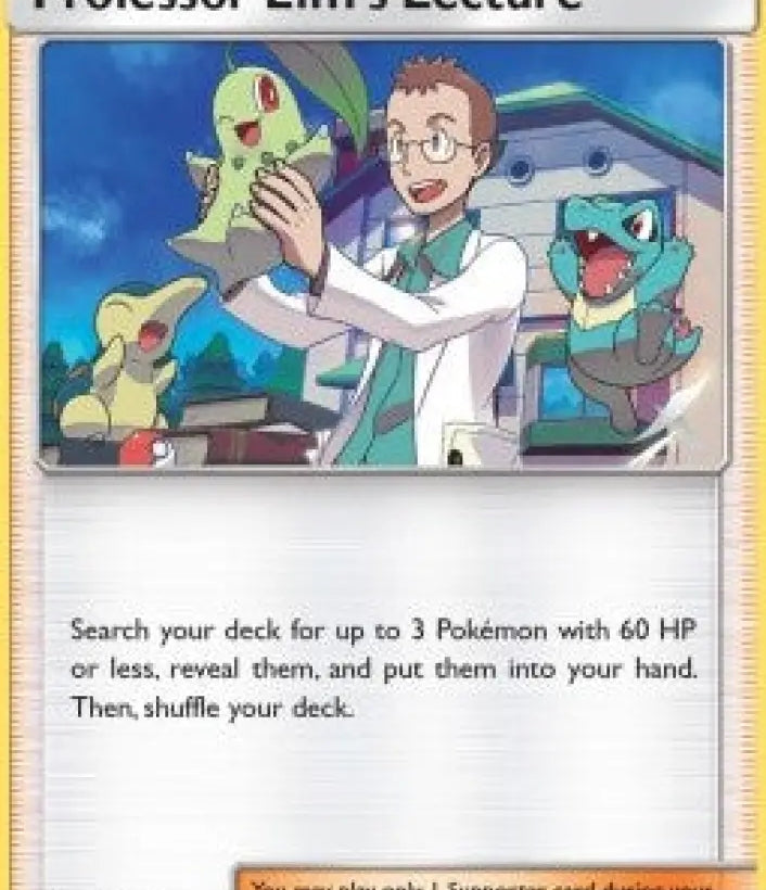 Professor Elm's Lecture - Lost Thunder (Uncommon) [LOT-188]