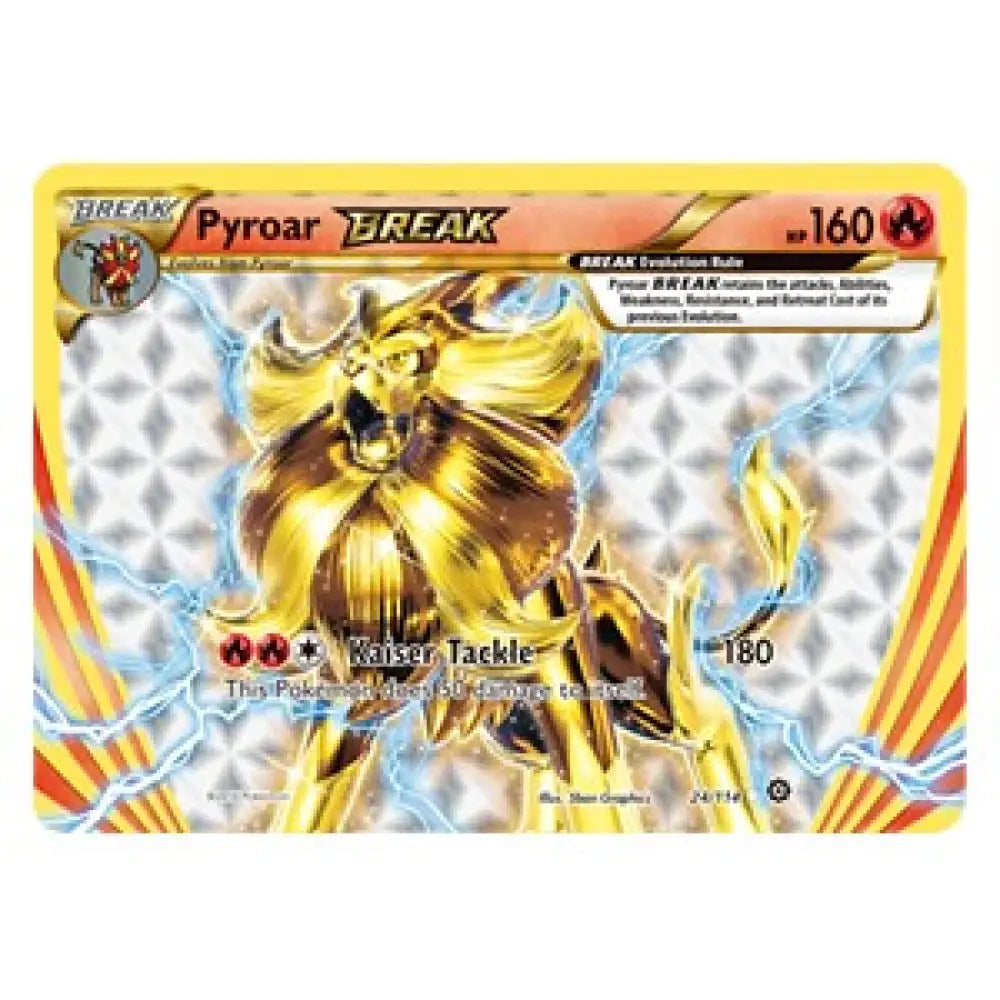 Pyroar BREAK - Steam Siege (Holo Rare) [STS-24]