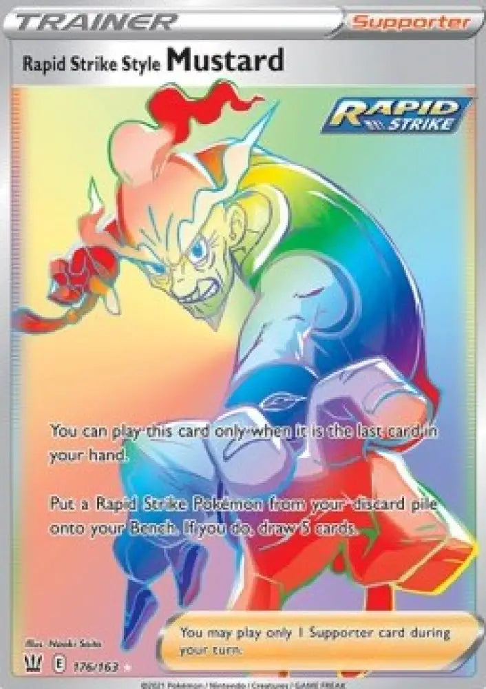 Rapid Strike Style Mustard - Battle Styles (Secret Rare) [BST-176]