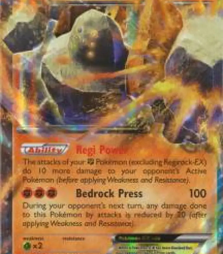 Regirock EX - Fates Collide (Ultra Rare) [FCO-43]