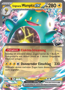 Reisegefährten Enigmaras Wampitz-ex 053/159 Deutsch - Sammelkarten