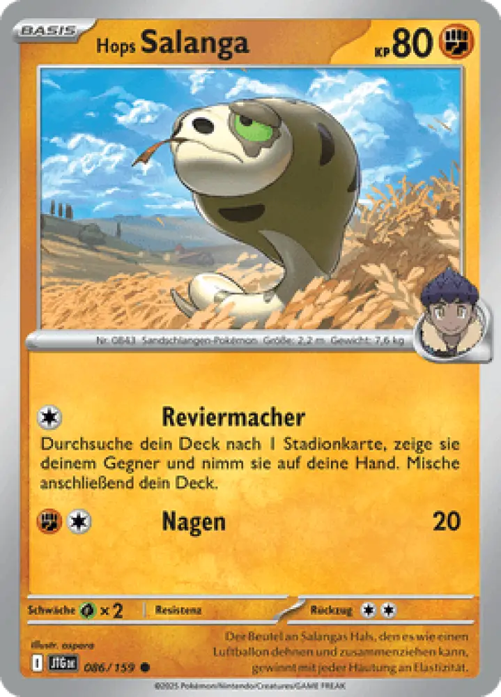 Reisegefährten Hops Salanga 086/159 Deutsch - Sammelkarten