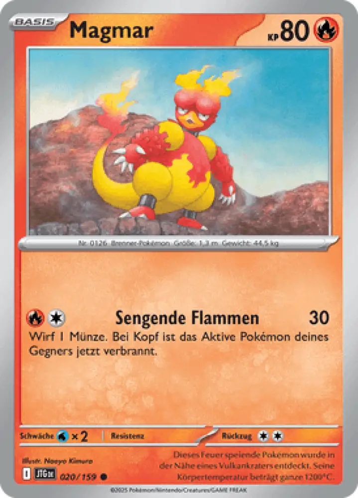 Reisegefährten Magmar 020/159 Deutsch - Sammelkarten