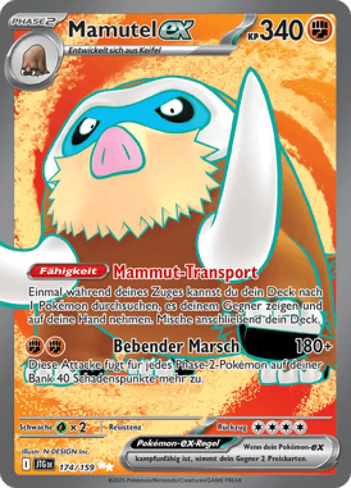 Reisegefährten Mamutel-ex 174/159 Deutsch - Holo / Near Mint - Sammelkarten