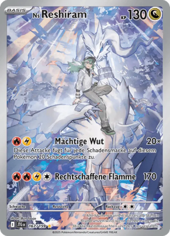 Reisegefährten Ns Reshiram 167/159 Deutsch - Sammelkarten