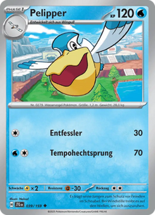 Reisegefährten Pelipper 039/159 Deutsch - Sammelkarten