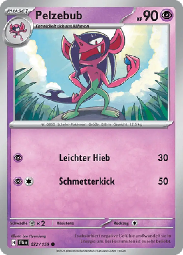 Reisegefährten Pelzebub 072/159 Deutsch - Sammelkarten