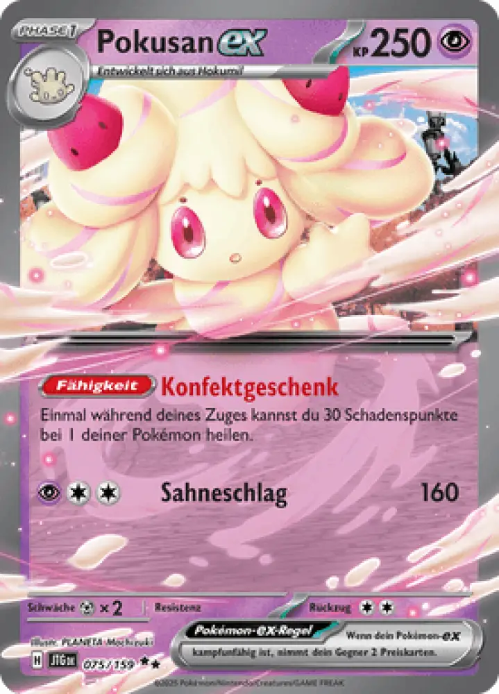 Reisegefährten Pokusan-ex 075/159 Deutsch - Holo / Near Mint - Sammelkarten
