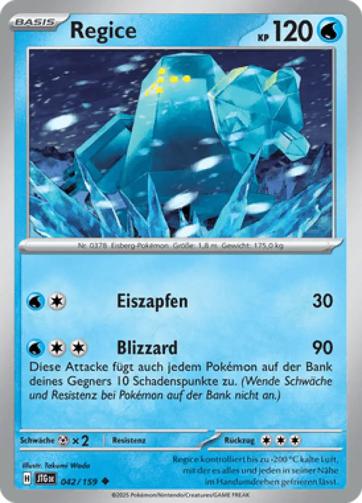 Reisegefährten Regice 042/159 Deutsch - Sammelkarten