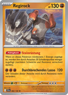 Reisegefährten Regirock 082/159 Deutsch - Sammelkarten