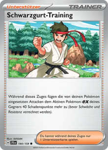 Reisegefährten Schwarzgurt-Training 144/159 Deutsch - Sammelkarten