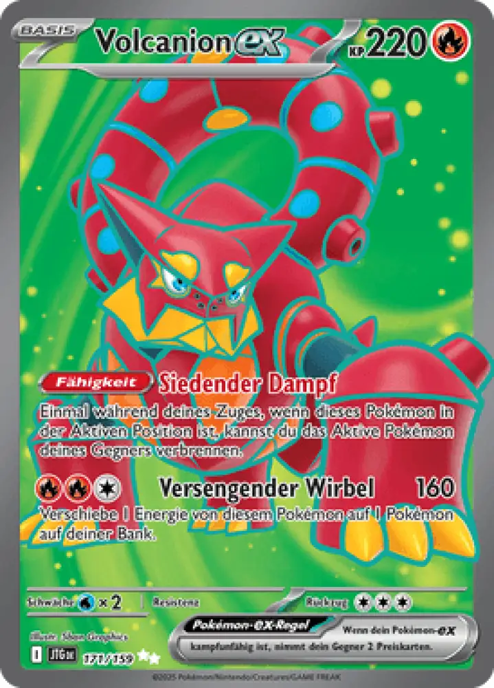 Reisegefährten Volcanion-ex 171/159 Deutsch - Sammelkarten