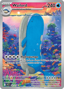 Reisegefährten Wailord 162/159 Deutsch - Holo / Near Mint - Sammelkarten